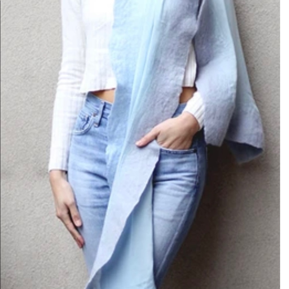 Wide Scarf / Wrap Created by Artist Christa Louise